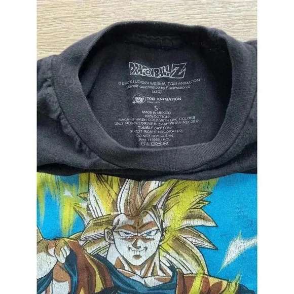 Dragonball Z Men Small Goku Super Sayians Shirt Official Licensed Toei Animation - Picture 4 of 7